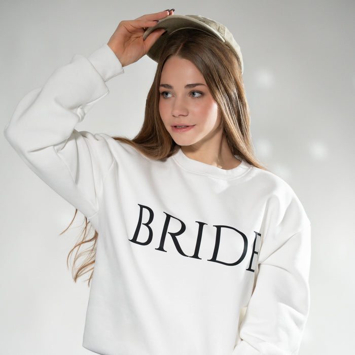 The "I DO" Crew Sweatshirt - Bride