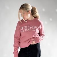 Varsity Wifey Sweatshirt – The Vow Collection