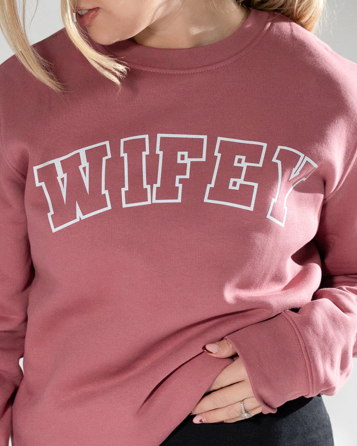 Varsity Wifey Sweatshirt – The Vow Collection