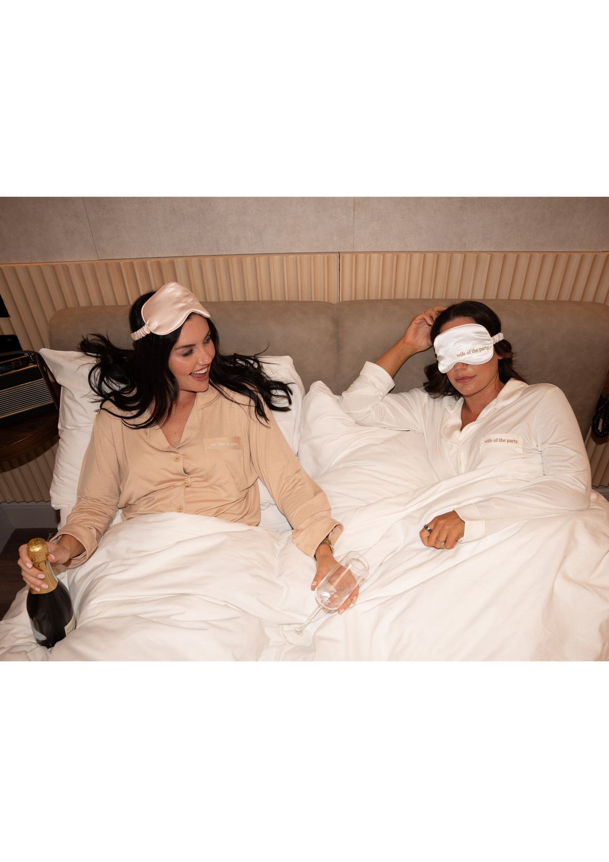 We like to Party.  Pyjama Set | Luxury Bridal Sleepwear