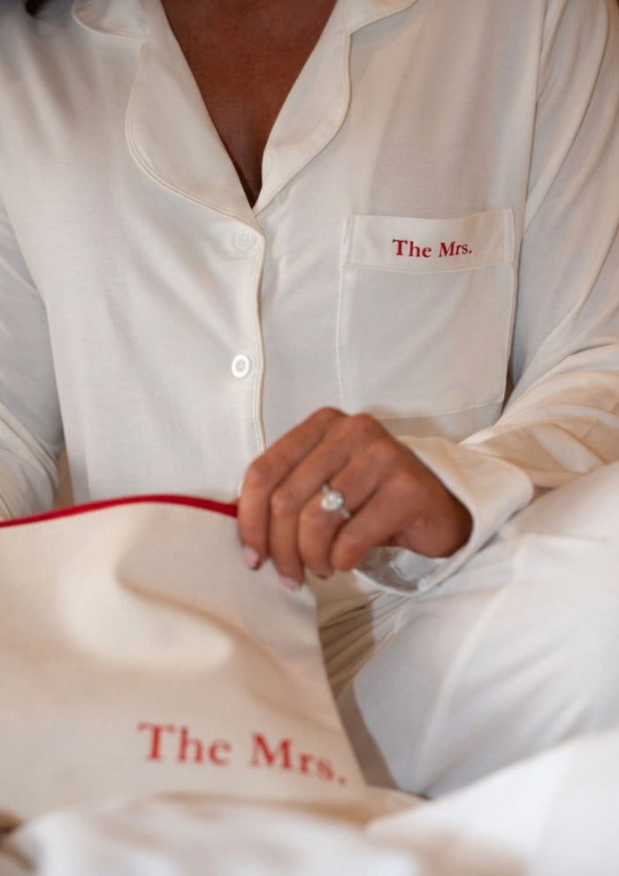 THE MRS. Pyjama Set | Luxury Bridal Sleepwear