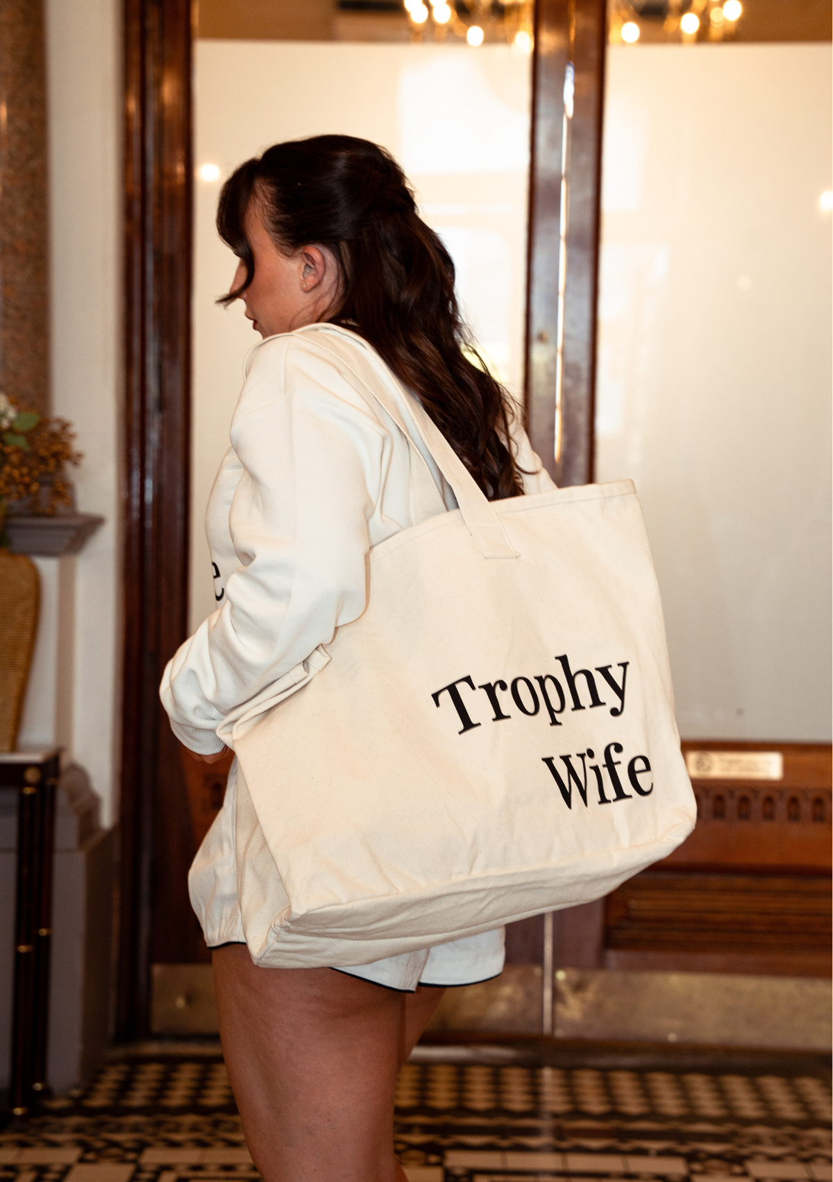 TROPHY WIFE Oversized Bag
