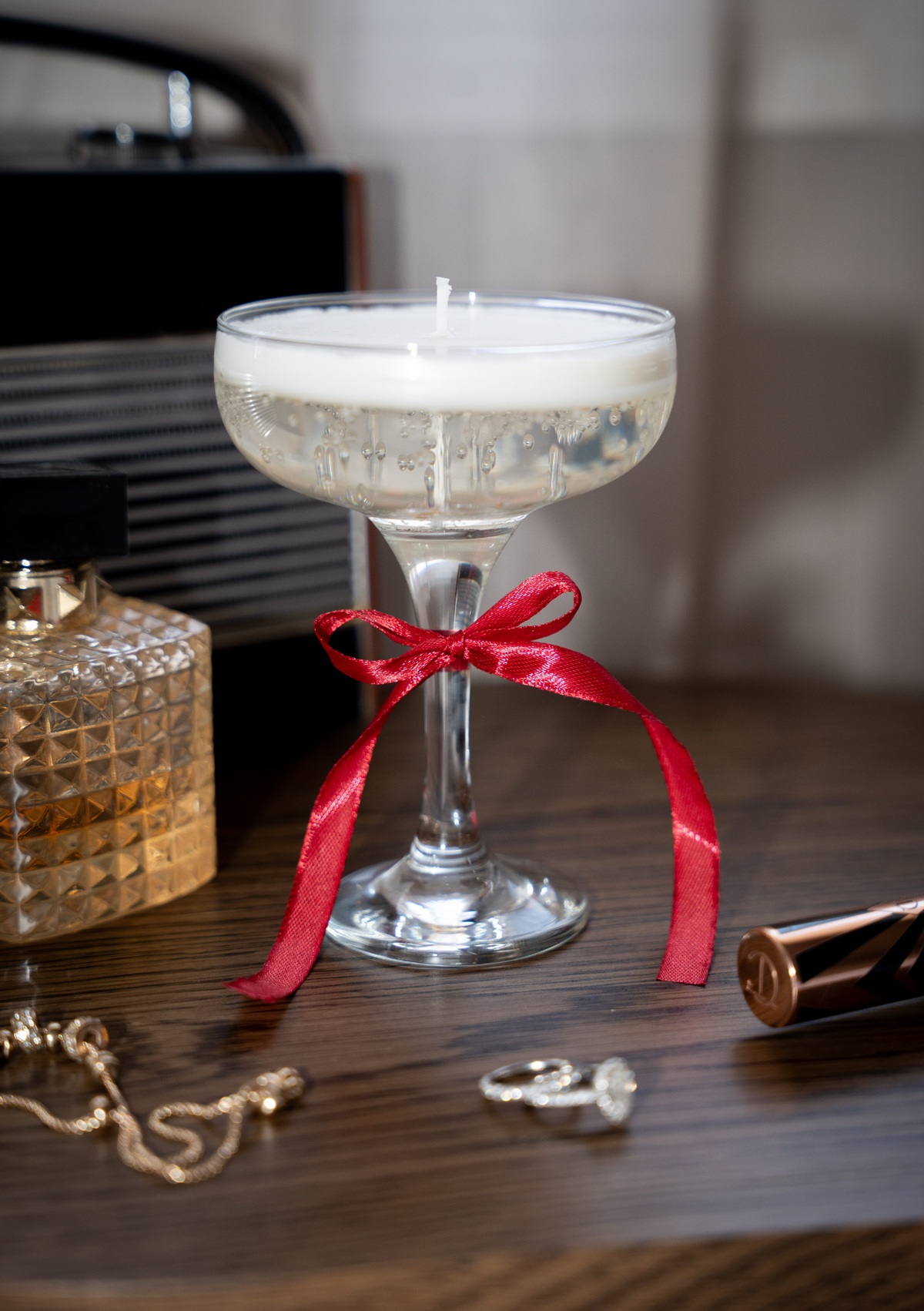 The Celebration Coupe Candle- English Pear & Freesia